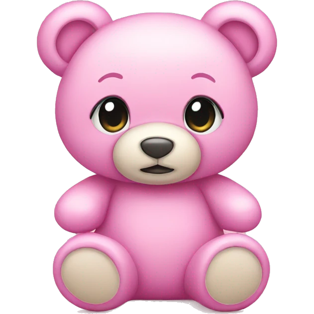 Pink teddy bear  emoji