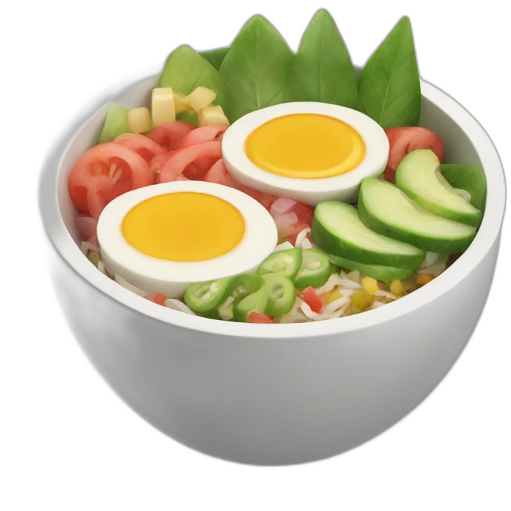 Poke bowl emoji