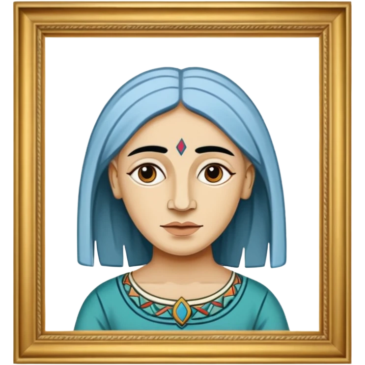  picasso painting frame emoji