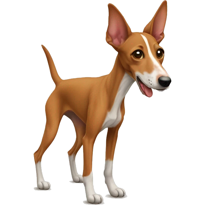 un podenco andaluz marrón emoji