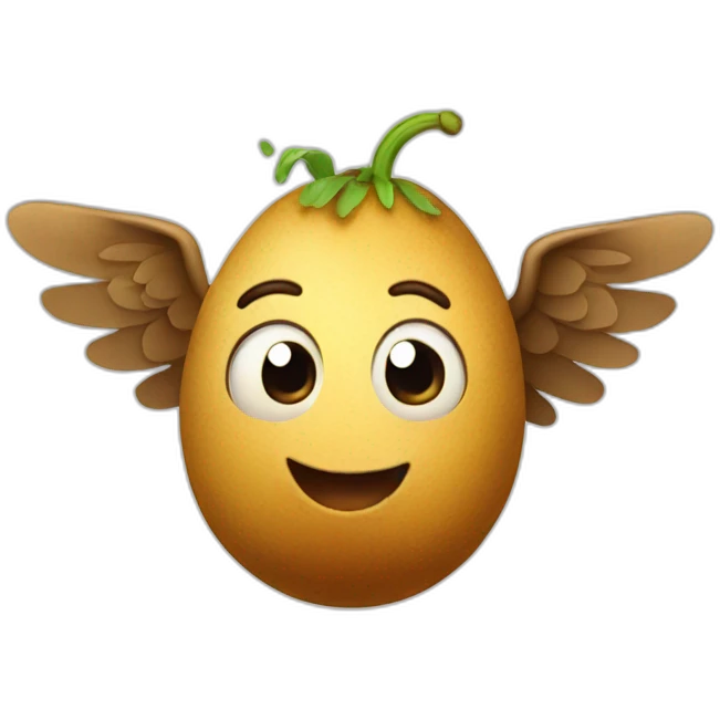 flying potatoe emoji