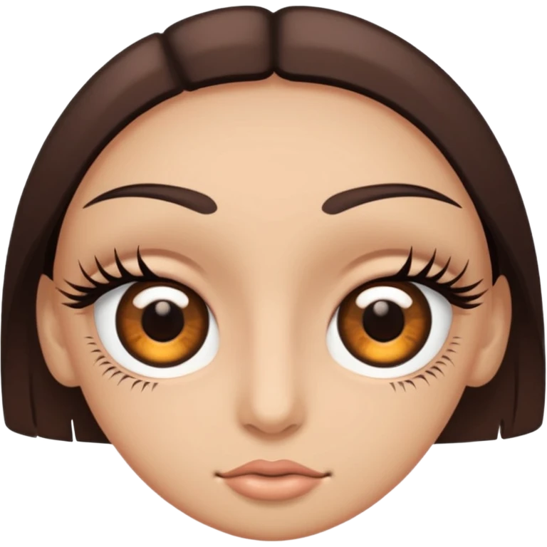 Eyes with lashes  emoji