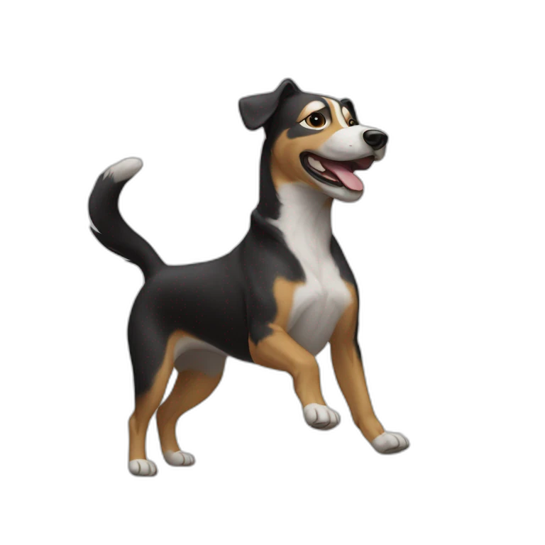 Un chien qui danse emoji