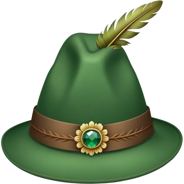 tyrolean hat emoji
