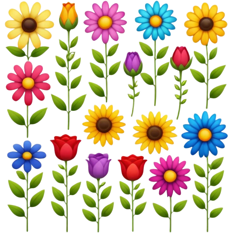 Flores emoji