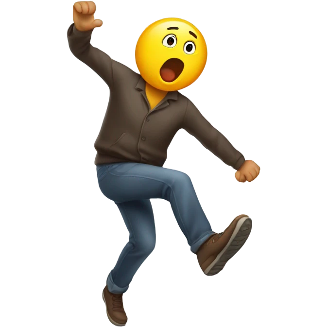 Fell down emoji