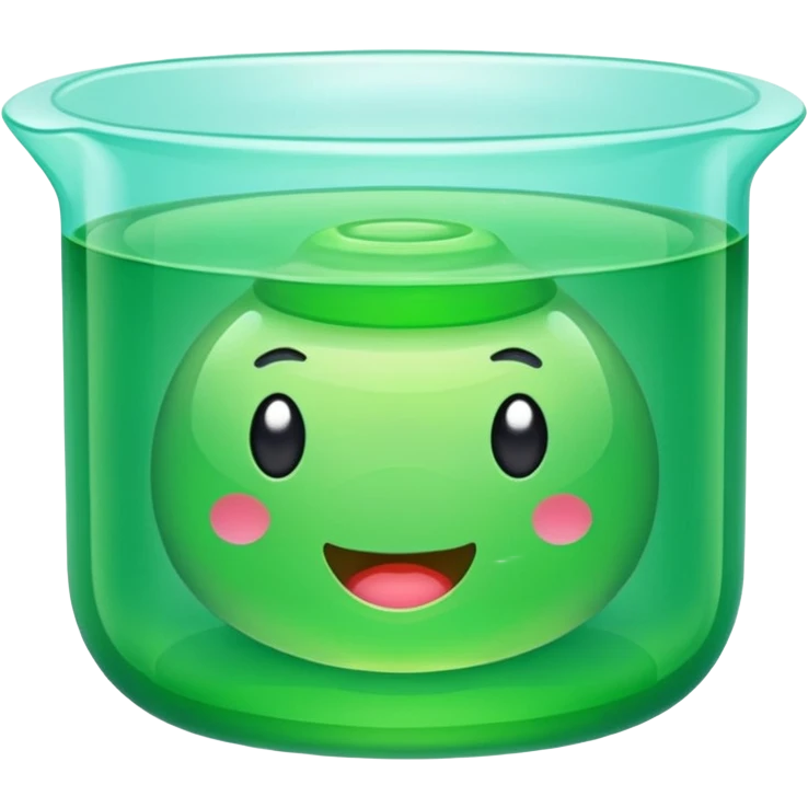 Green gelatin emoji emoji