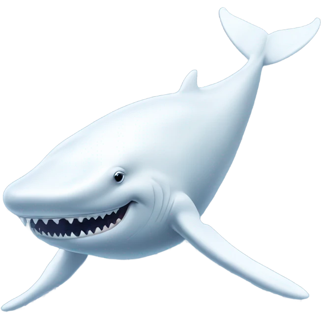 white whale , underside emoji