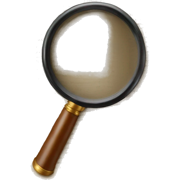 old book with magnifying glass emoji