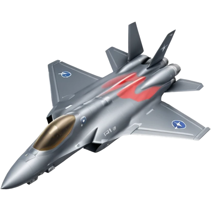 F35 Jet from the top emoji