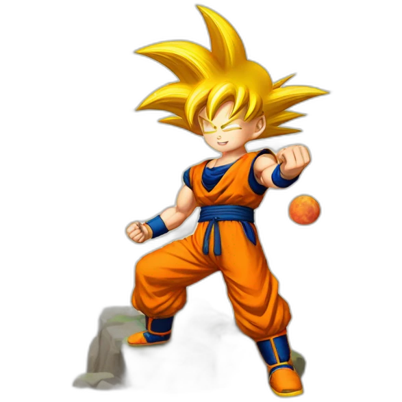 goku writes journal emoji