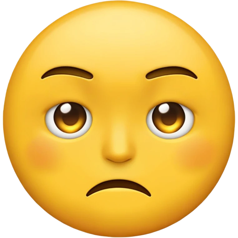 Emoji face annoyed  emoji