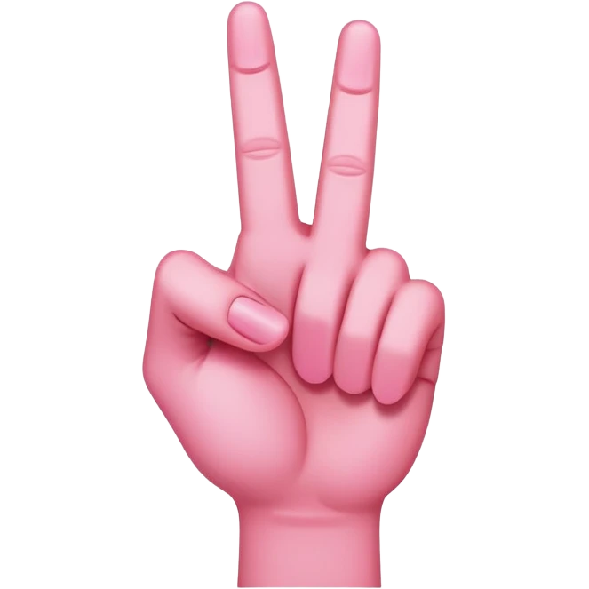 pink middle finger emoji