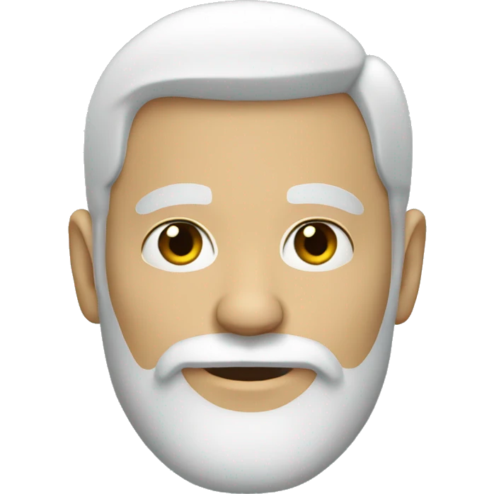 White Man beard emoji