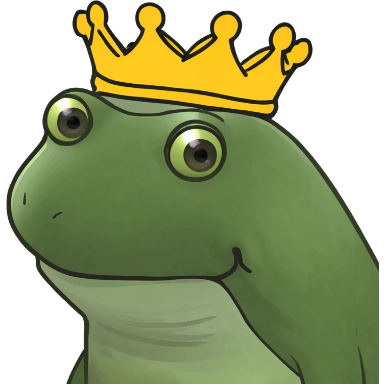 Wearing a crown emoji