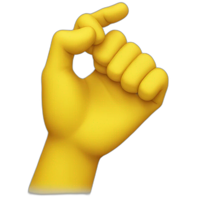 yellow arm emoji