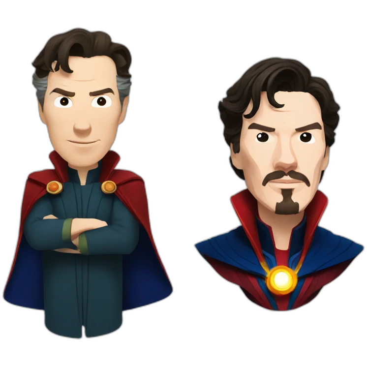 benedict cumberbatch with doctor strange emoji