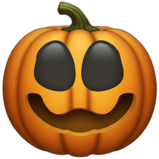 jackolantern with a mustache emoji