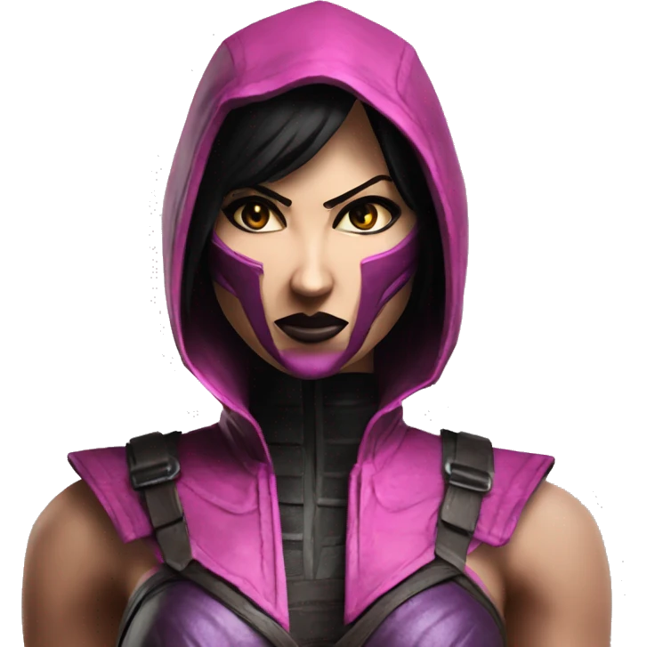 frightened Mileena Mortal Kombat X emoji