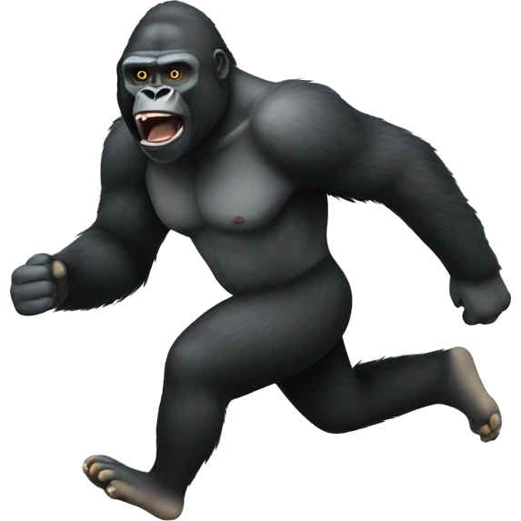 Gorilla running  emoji