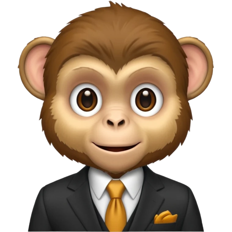 1 monkey in suit emoji