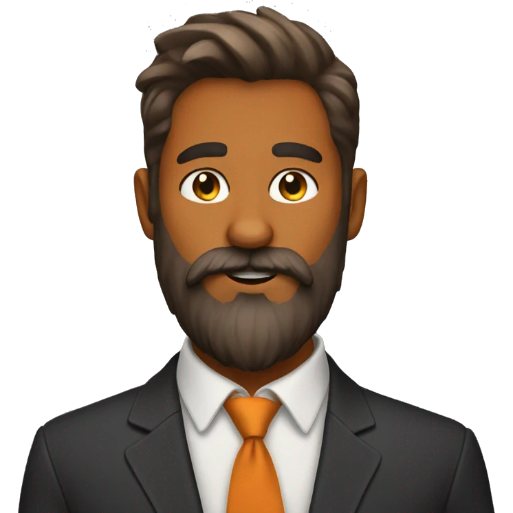 beard fox emoji