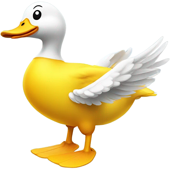 happy duck  emoji