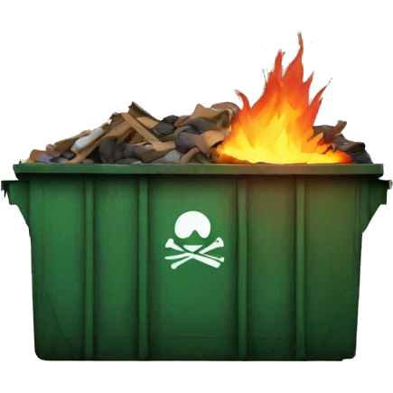 Dumpster Fire emoji