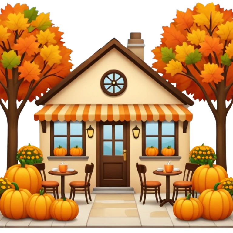 Fall cafe emoji