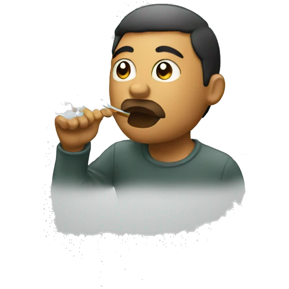 minf blowing emoji
