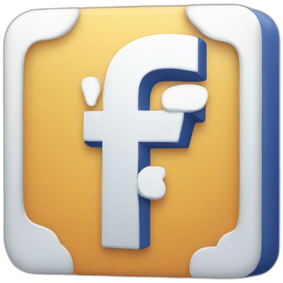Facebook logo emoji