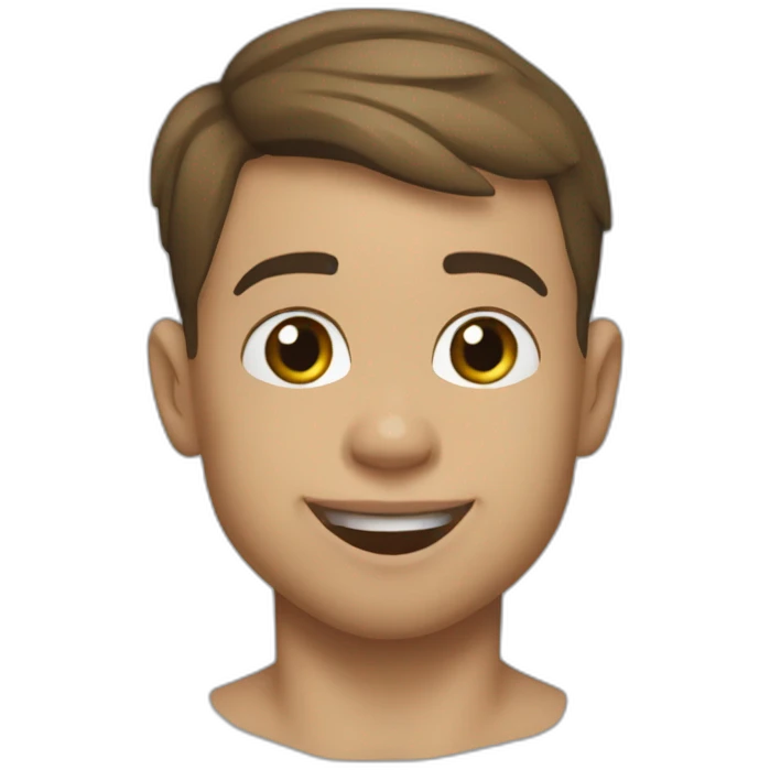 Killian Mbappé qui fait un bisou à squezzie emoji