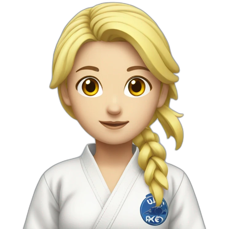 judoka-girl-blond emoji