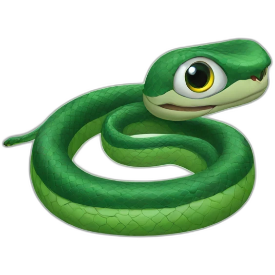 snake with one eye emoji