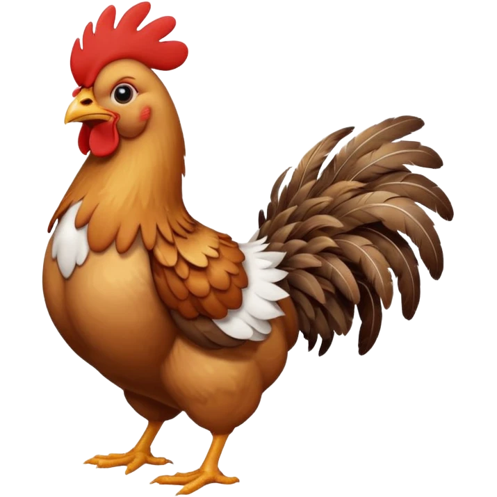 chicken spinning in a dance emoji
