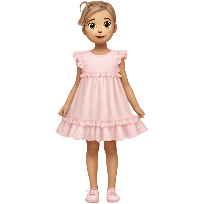 Baby pink dress emoji