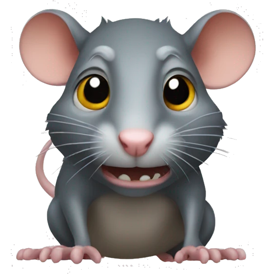 sneaky rat emoji