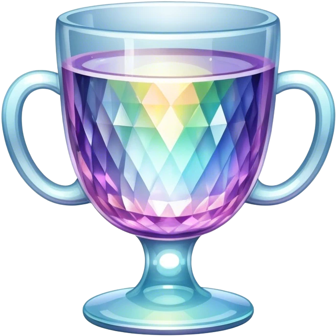 Rhinestone cup emoji