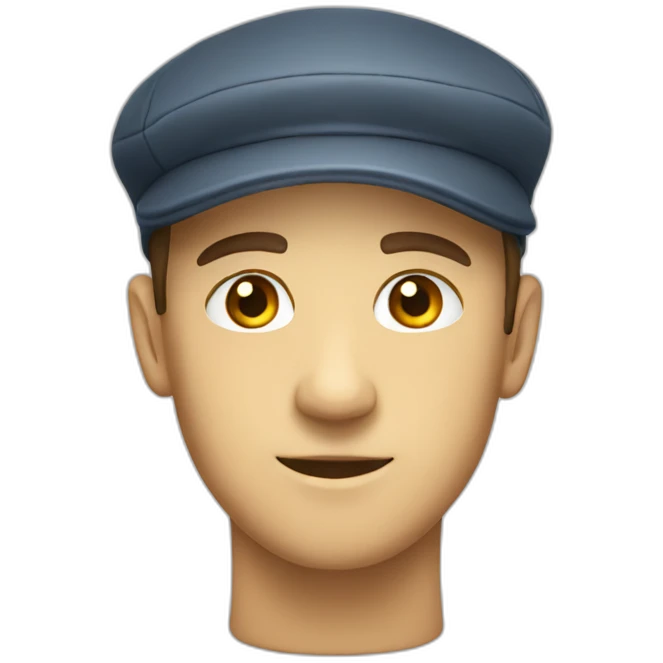 flat cap emoji