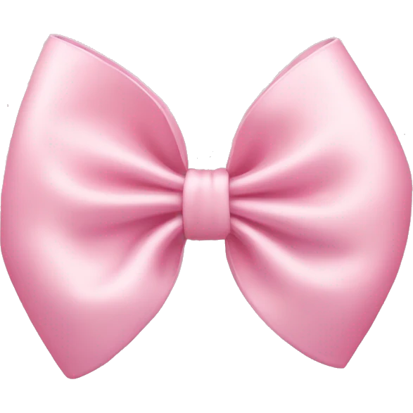 Light pink bow emoji