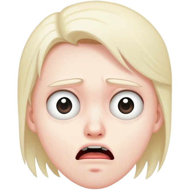 Scared emoji
