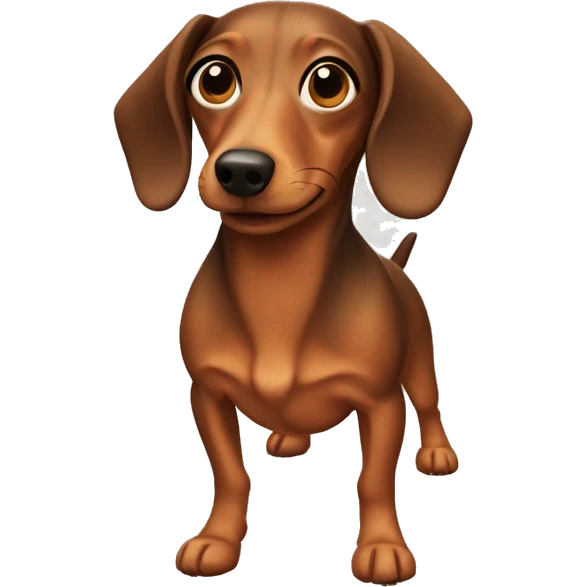 Weenie dog emoji