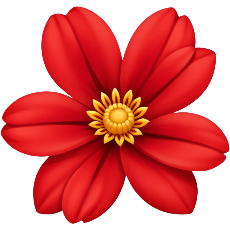 scarlet flower emoji