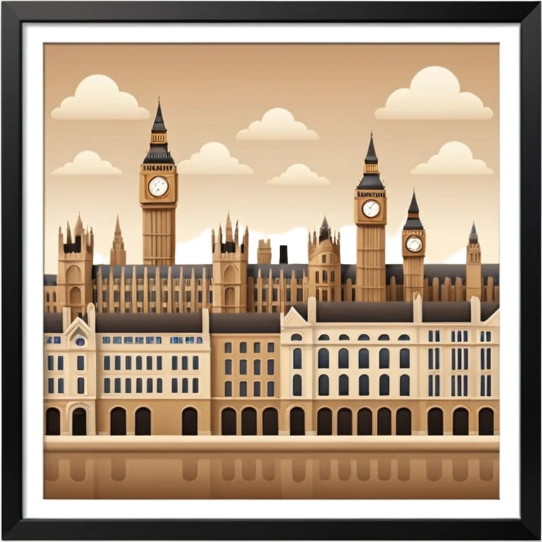 london in browns and beige emoji