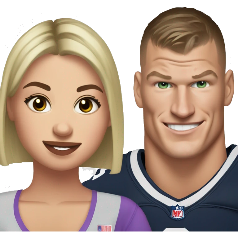 livvy dunn and baby gronk  emoji