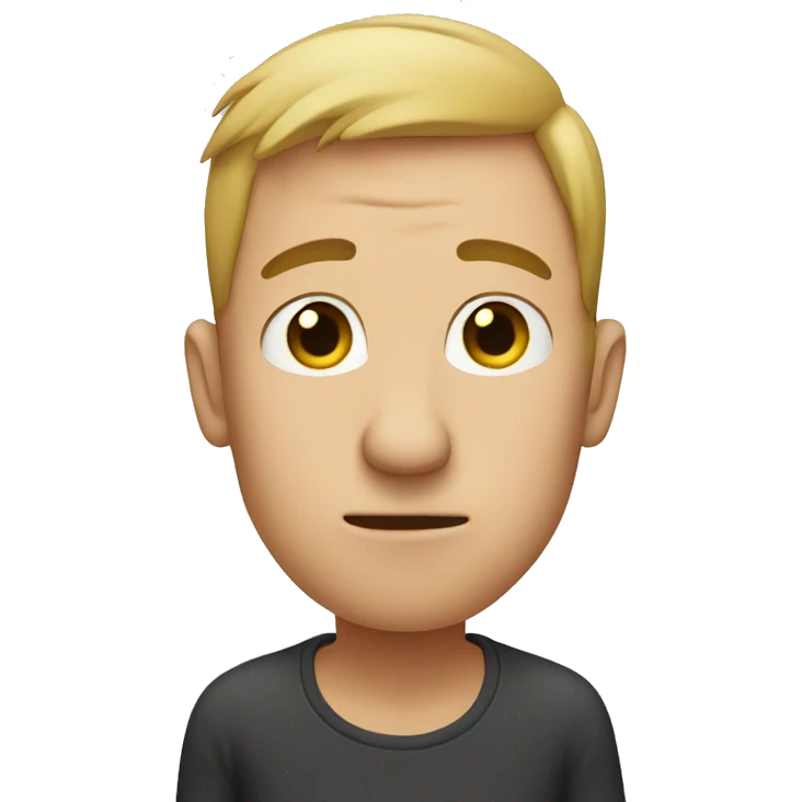 guy holding nose emoji