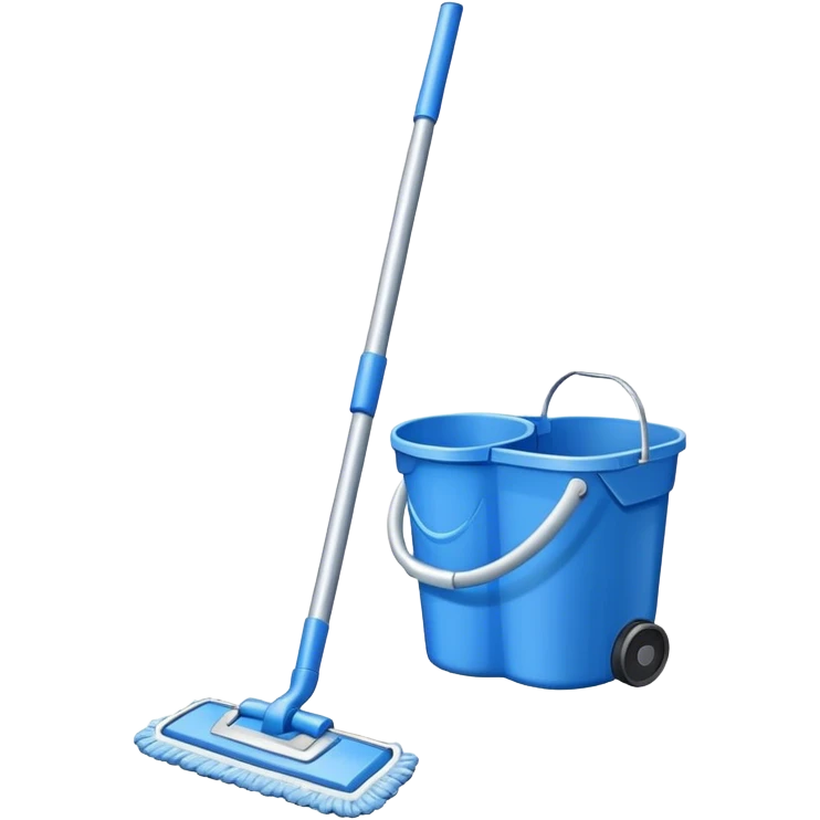 Hoover mop and bucket emoji