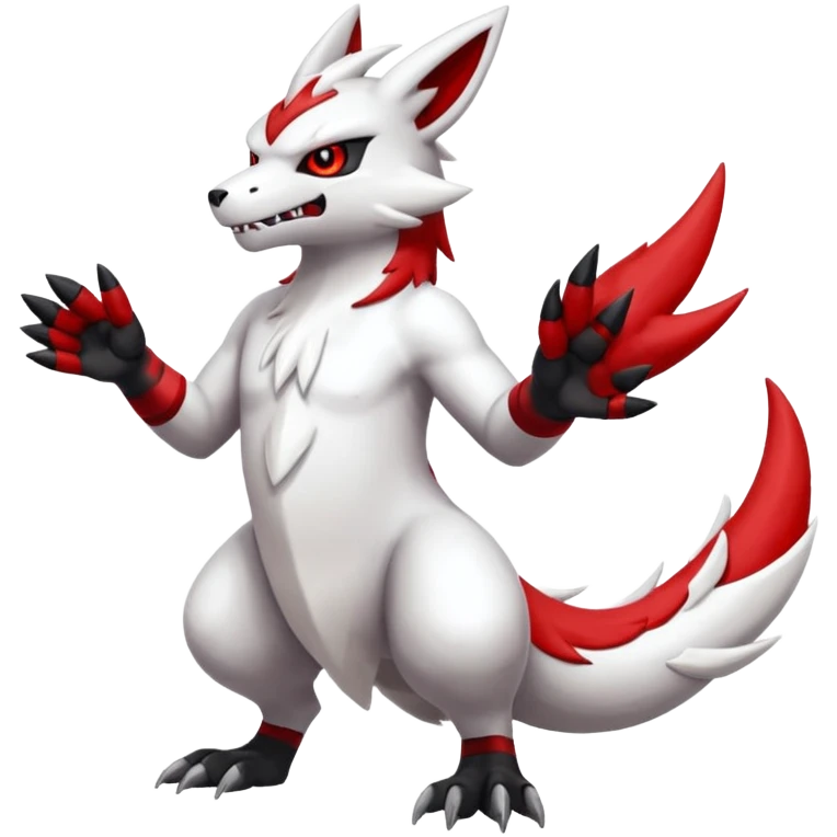 Reshiram-Zangoose-Fusion (full body) emoji