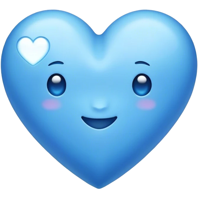 blue heart emoji