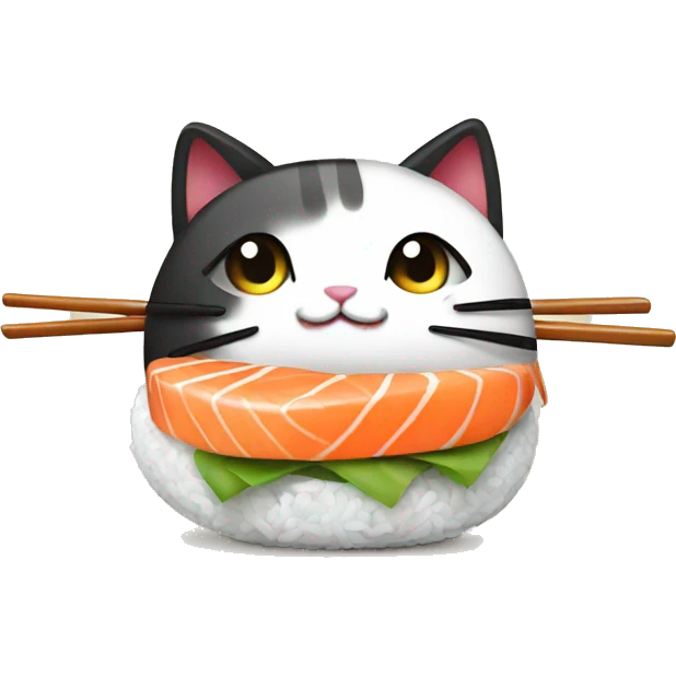 sushi cat emoji